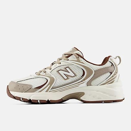 New Balance 530 Cream Taupe Brown Unisex Sneakers