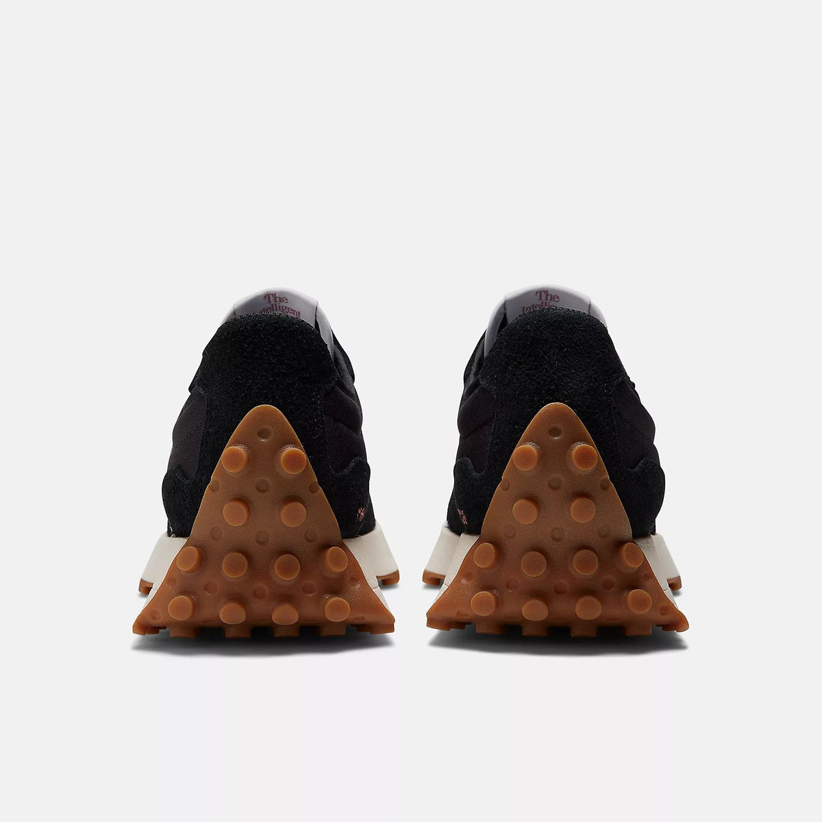 New Balance 327 Black White Gum Unisex Sneakers
