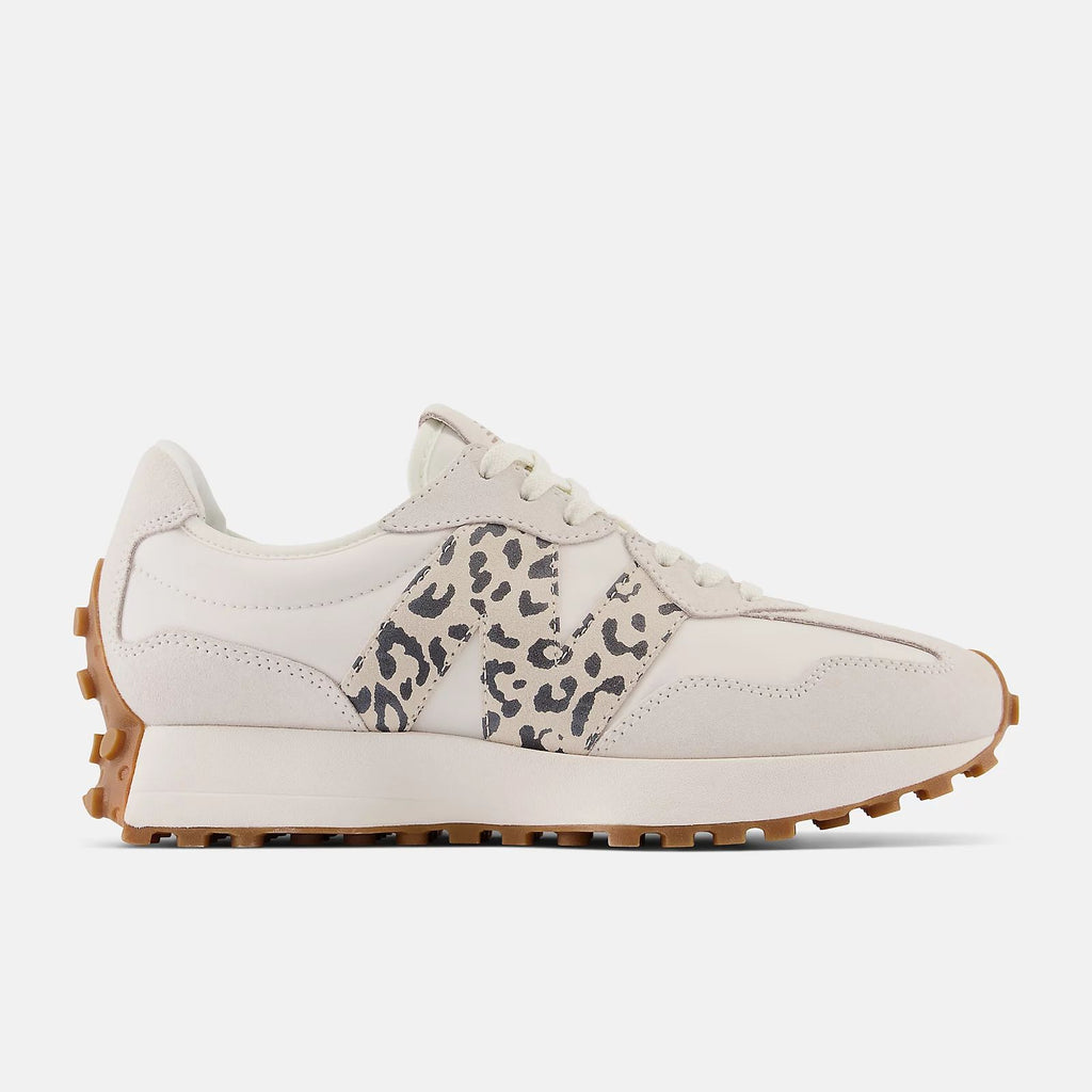 New Balance 327 Off-White Leopard Print Unisex Sneakers