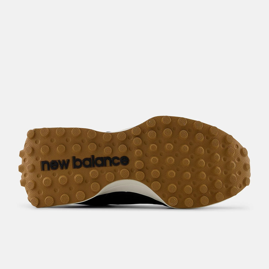 New Balance 327 Black Cream Gum Unisex Sneakers