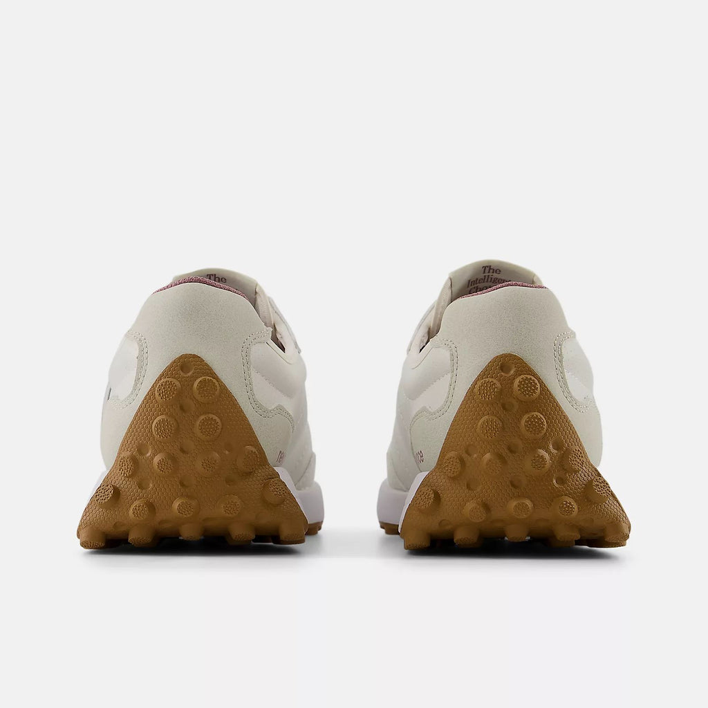 New Balance 327 Cream Dusty Rose Unisex Sneakers