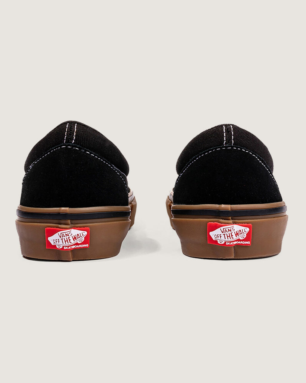 Vans Slip-On Black Gum Sole Unisex Skate Shoes