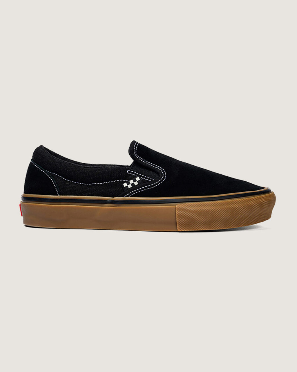Vans Slip-On Black Gum Sole Unisex Skate Shoes