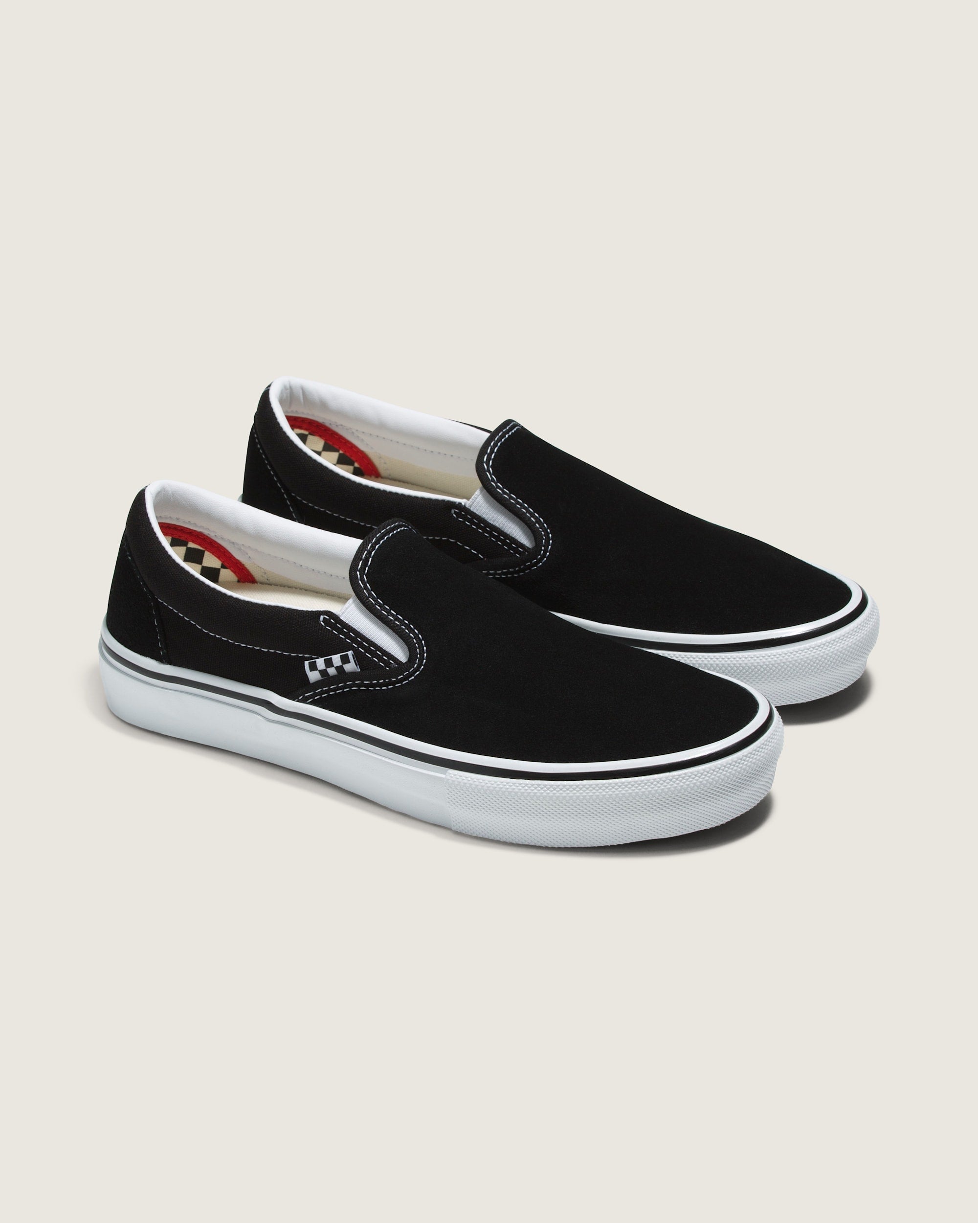 Vans Slip-On Pro Black White Unisex Skate Shoes