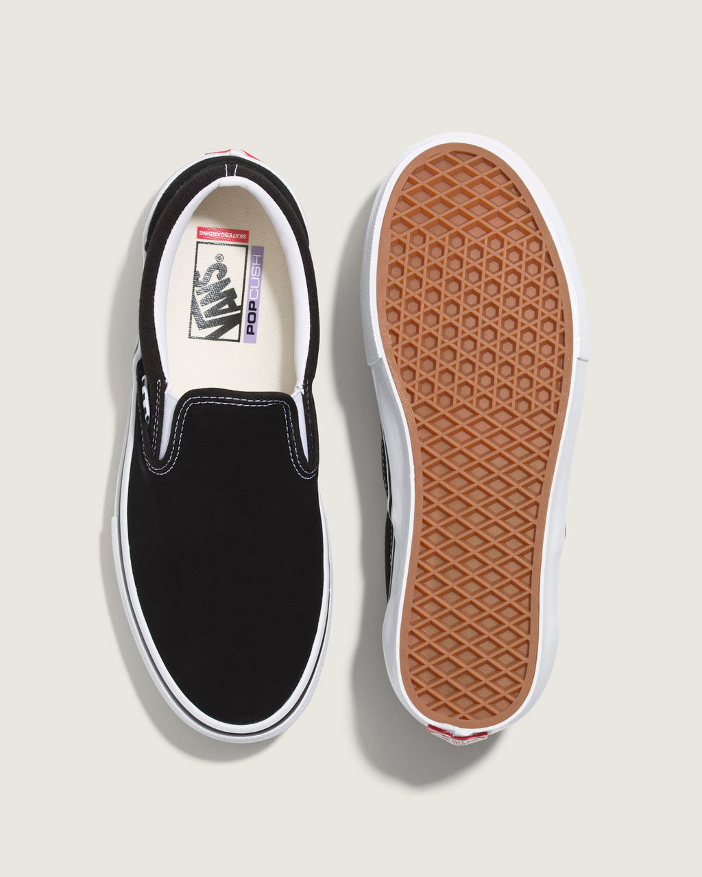 Vans Slip-On Pro Black White Unisex Skate Shoes
