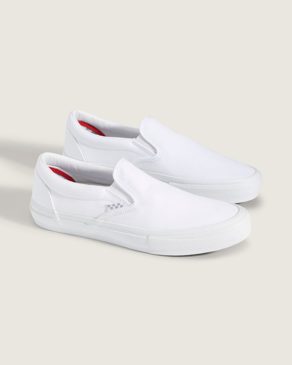 Vans Slip-On Pro All White Unisex Skate Shoes