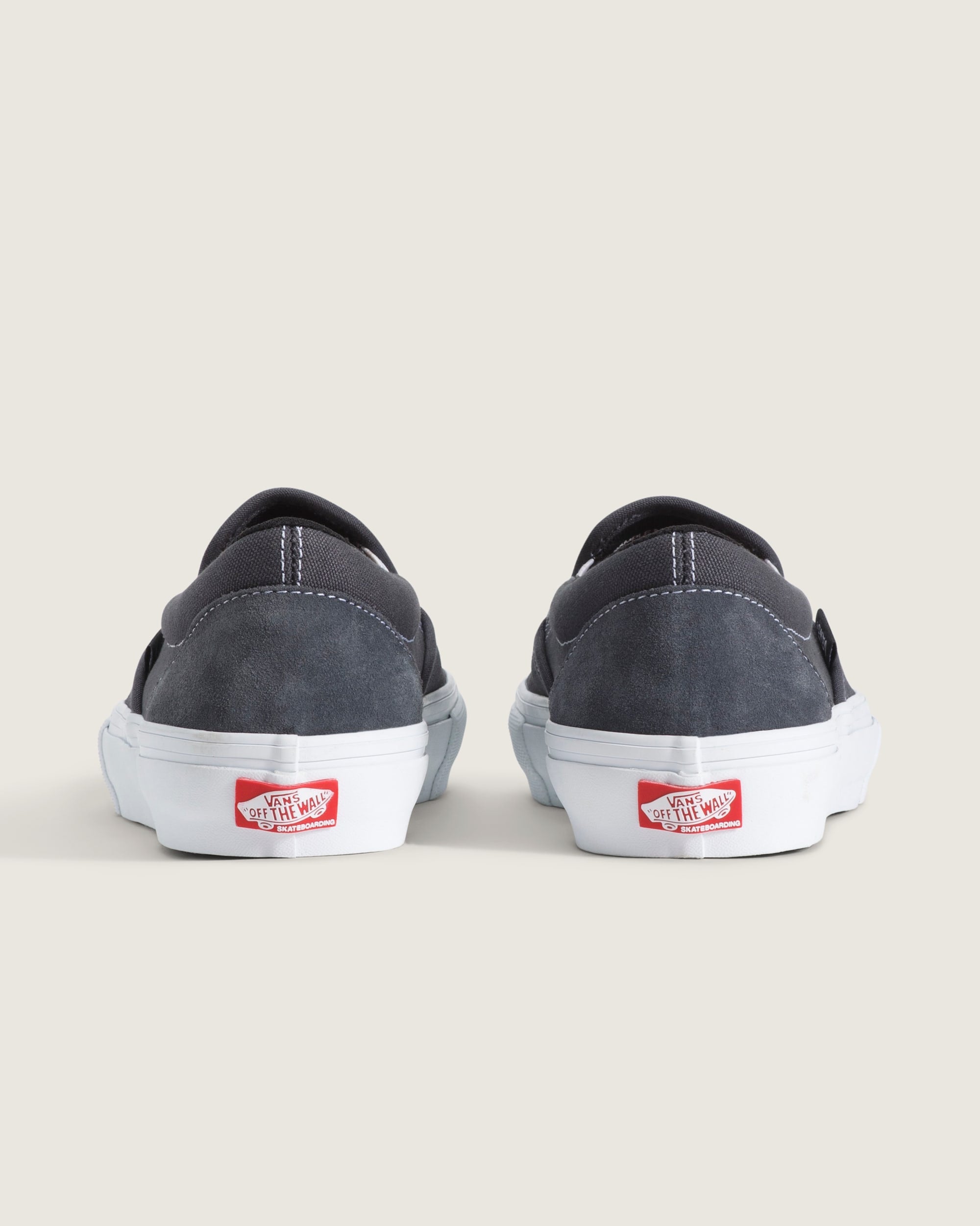 Vans Slip-On Pro Charcoal Grey White Unisex Skate Shoes