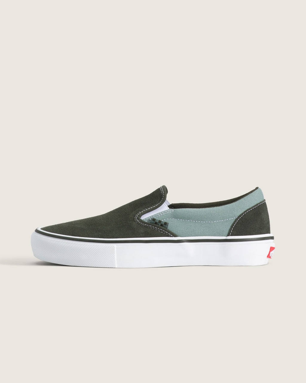 Vans Slip-On Pro Two-Tone Dark Green Sage Unisex Skate Shoes