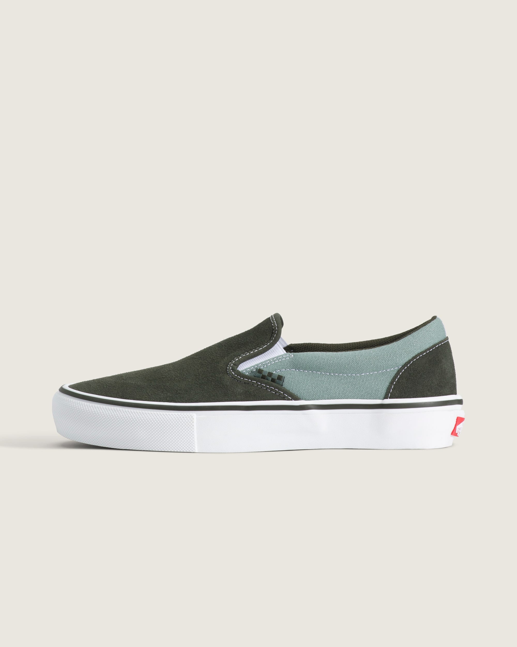 Vans Slip-On Pro Two-Tone Dark Green Sage Unisex Skate Shoes