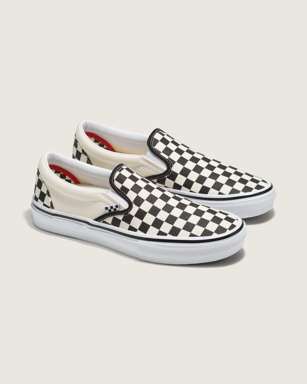 Vans Slip-On Pro Black White Checkerboard Unisex Skate Shoes