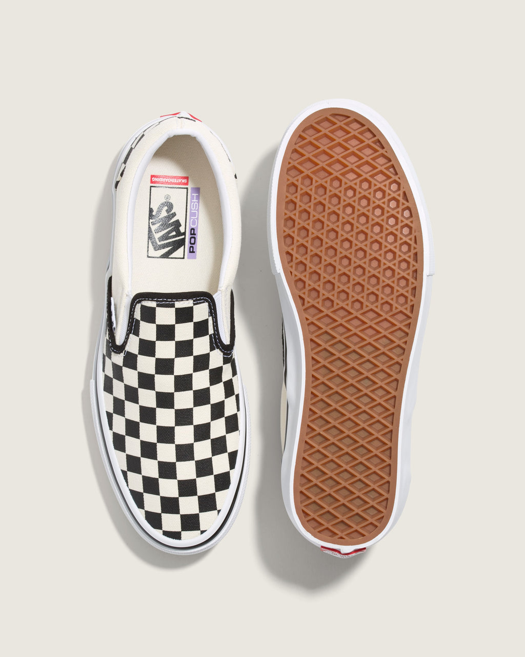 Vans Slip-On Pro Black White Checkerboard Unisex Skate Shoes