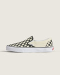 Vans Classic Slip‑On All White Embossed Checkerboard Unisex Skate Sneakers