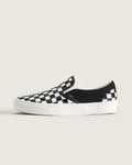 Vans Classic Slip-On Black & White Sequin Checkerboard Unisex Skate Shoes