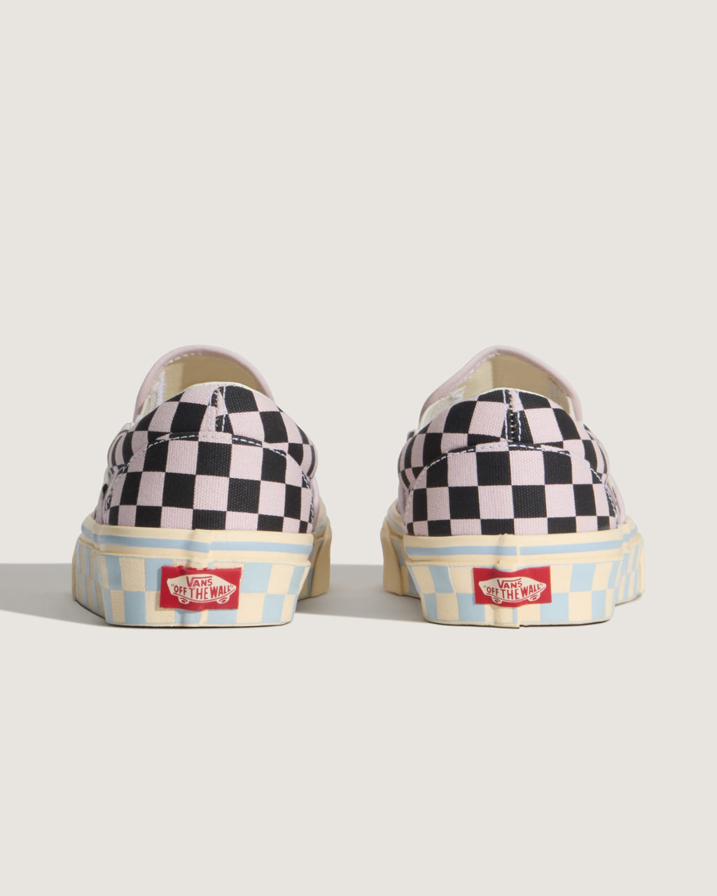 Vans Classic Slip-On Pink & Black Checkerboard Unisex Skate Shoes