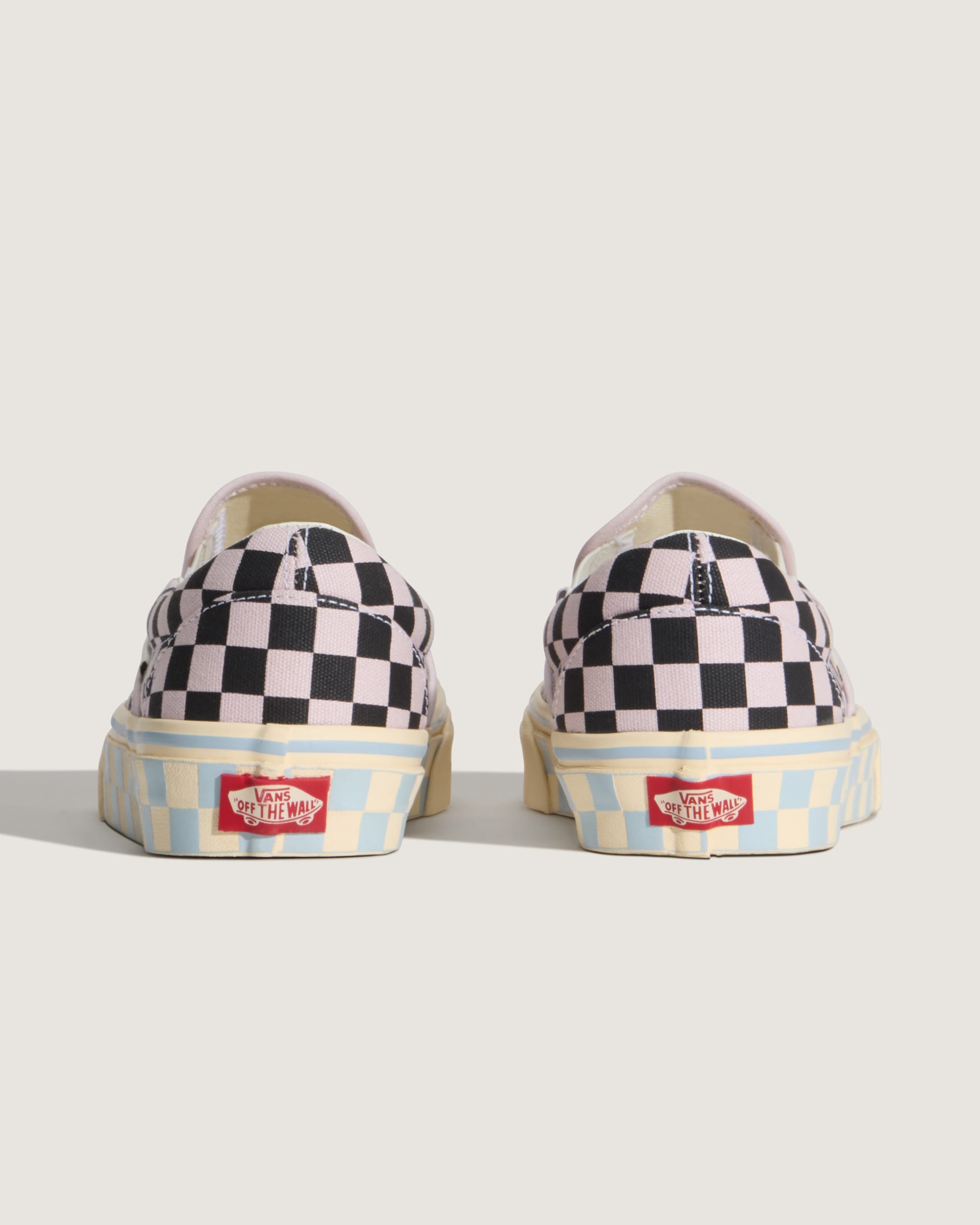 Vans Classic Slip-On Pink & Black Checkerboard Unisex Skate Shoes