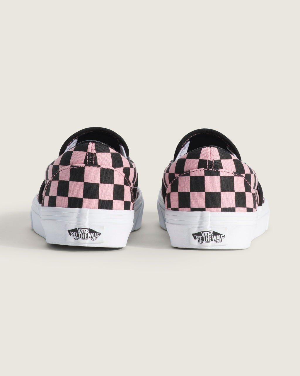 Vans Classic Slip-On Pink & Black Checkerboard Unisex Skate Shoes