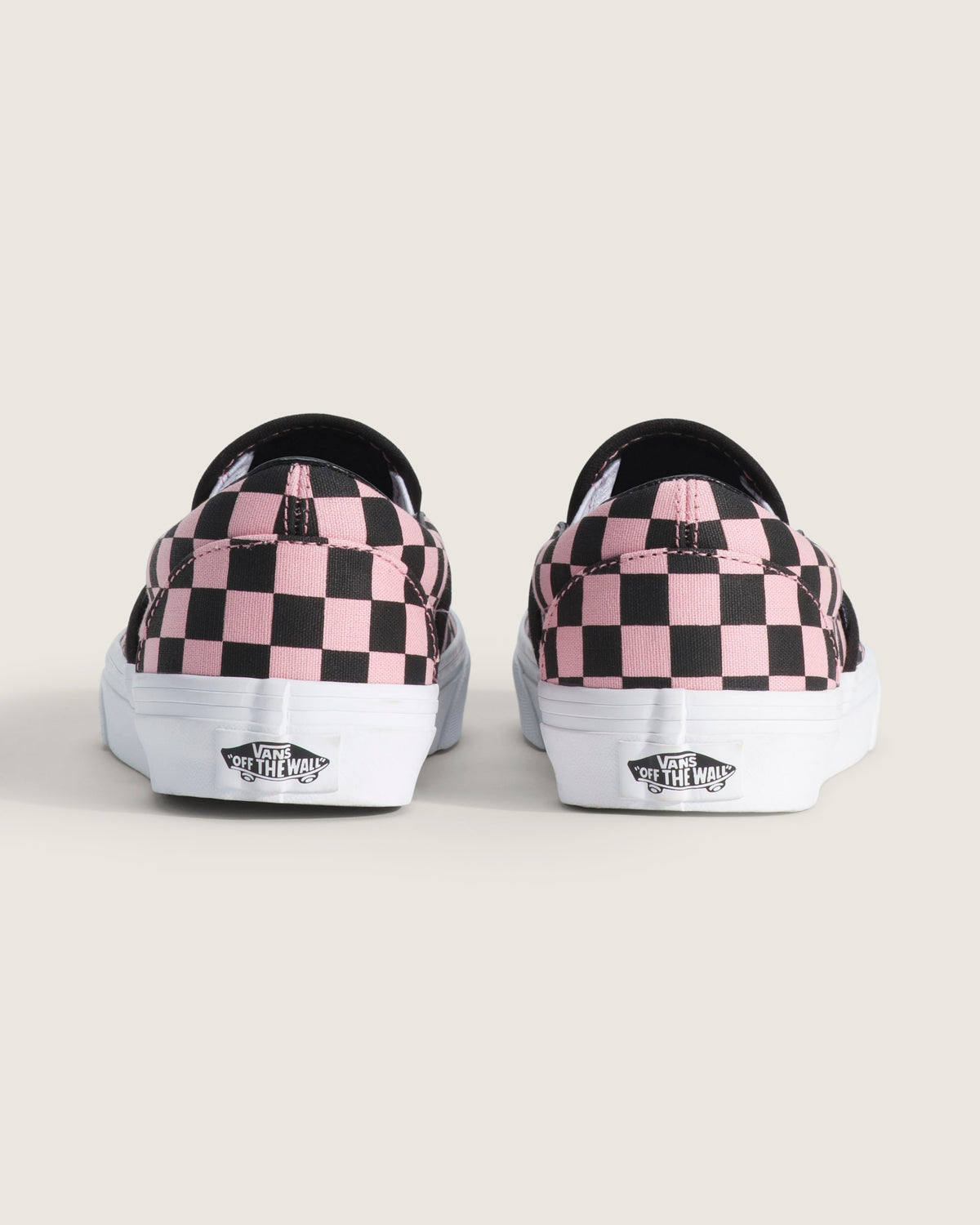 Vans Classic Slip-On Pink & Black Checkerboard Unisex Skate Shoes