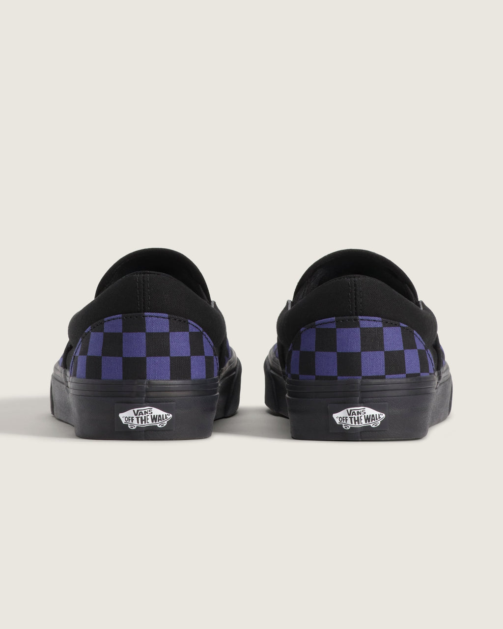 Vans Classic Slip-On Blue & Black Checkerboard Unisex Skate Shoes