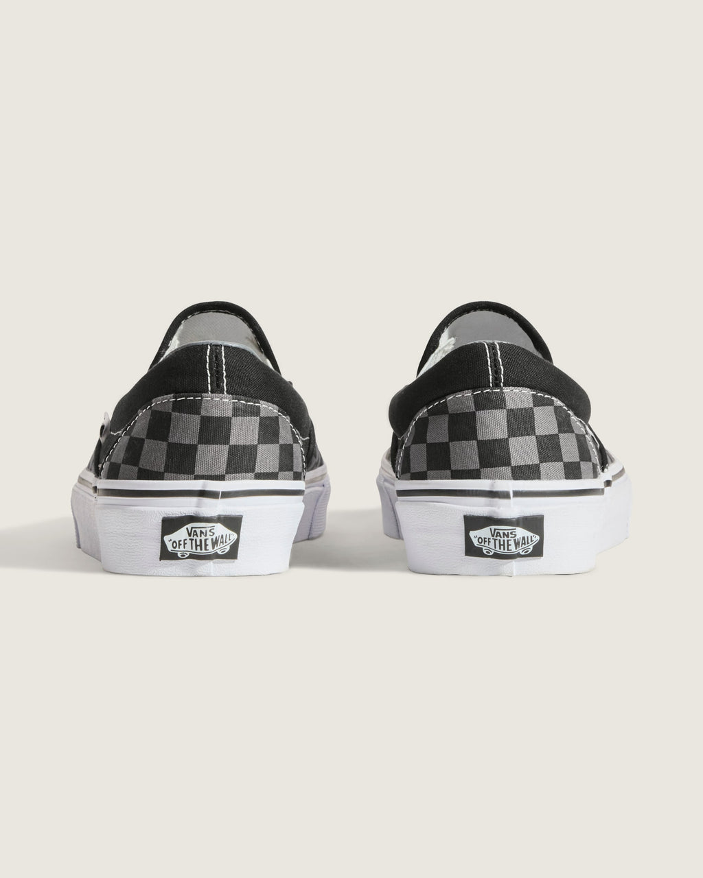 Vans Classic Slip-On Grey & Black Checkerboard Unisex Skate Shoes