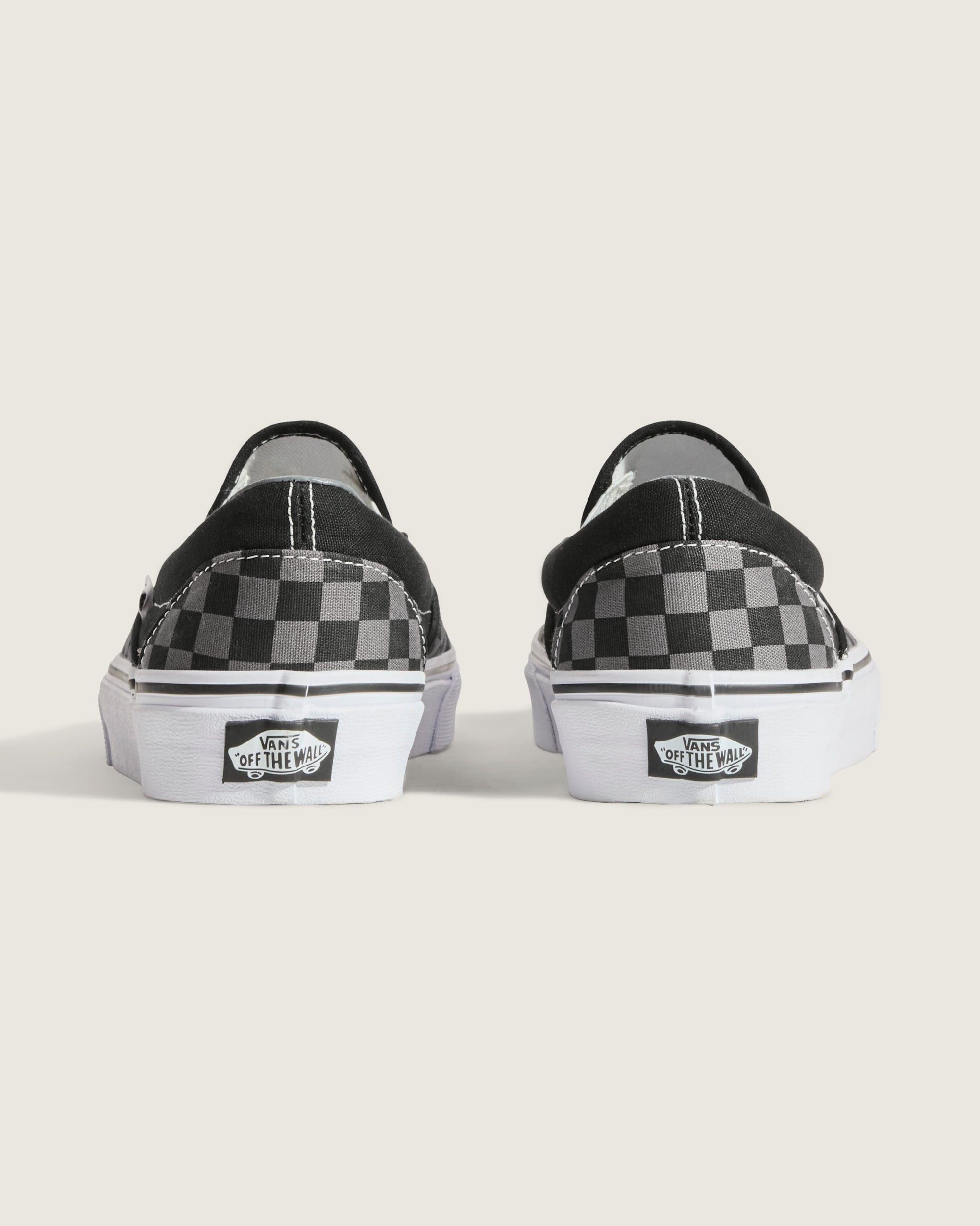 Vans Classic Slip-On Grey & Black Checkerboard Unisex Skate Shoes