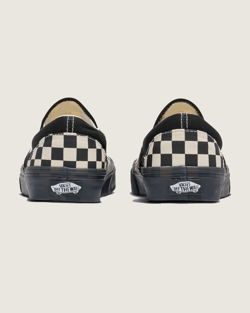 Vans Classic Slip-On Black & Off-White Checkerboard Unisex Skate Shoes