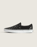 Vans Classic Slip-On Black Metallic Checkerboard Unisex Skate Shoes