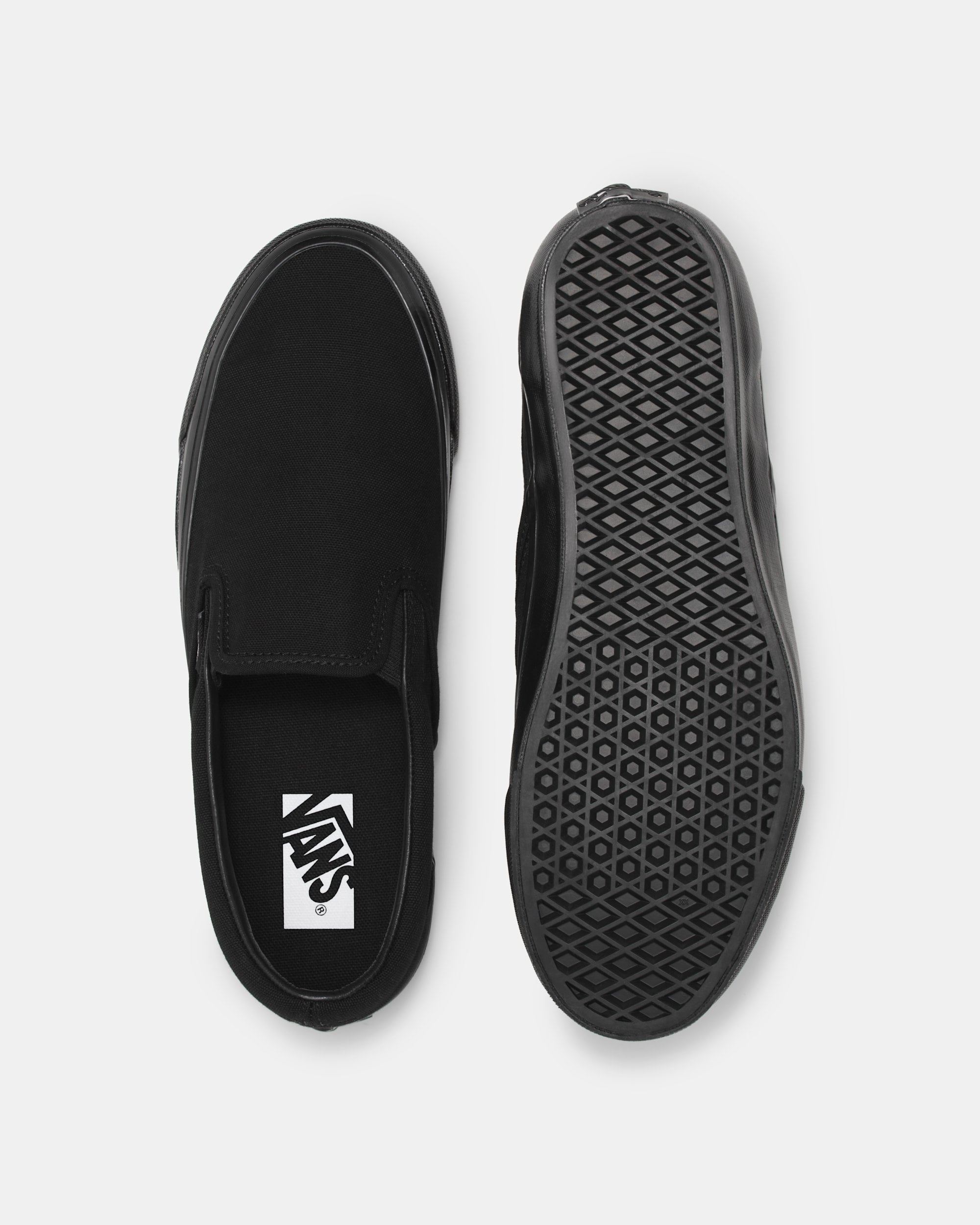 Vans Classic Slip-On All Black Unisex Skate Shoes