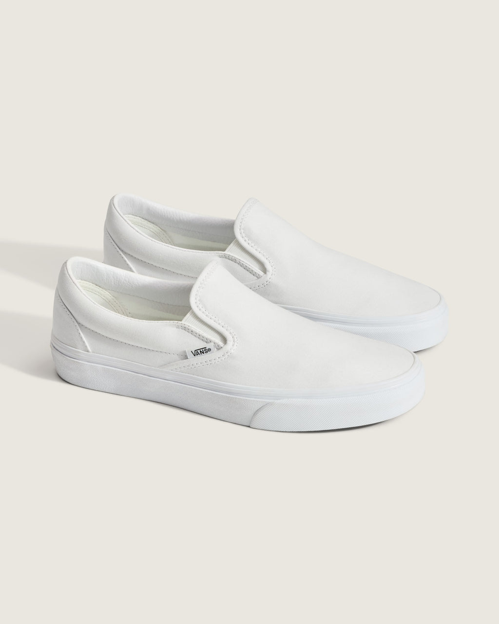 Vans Classic Slip-On All White Unisex Skate Shoes