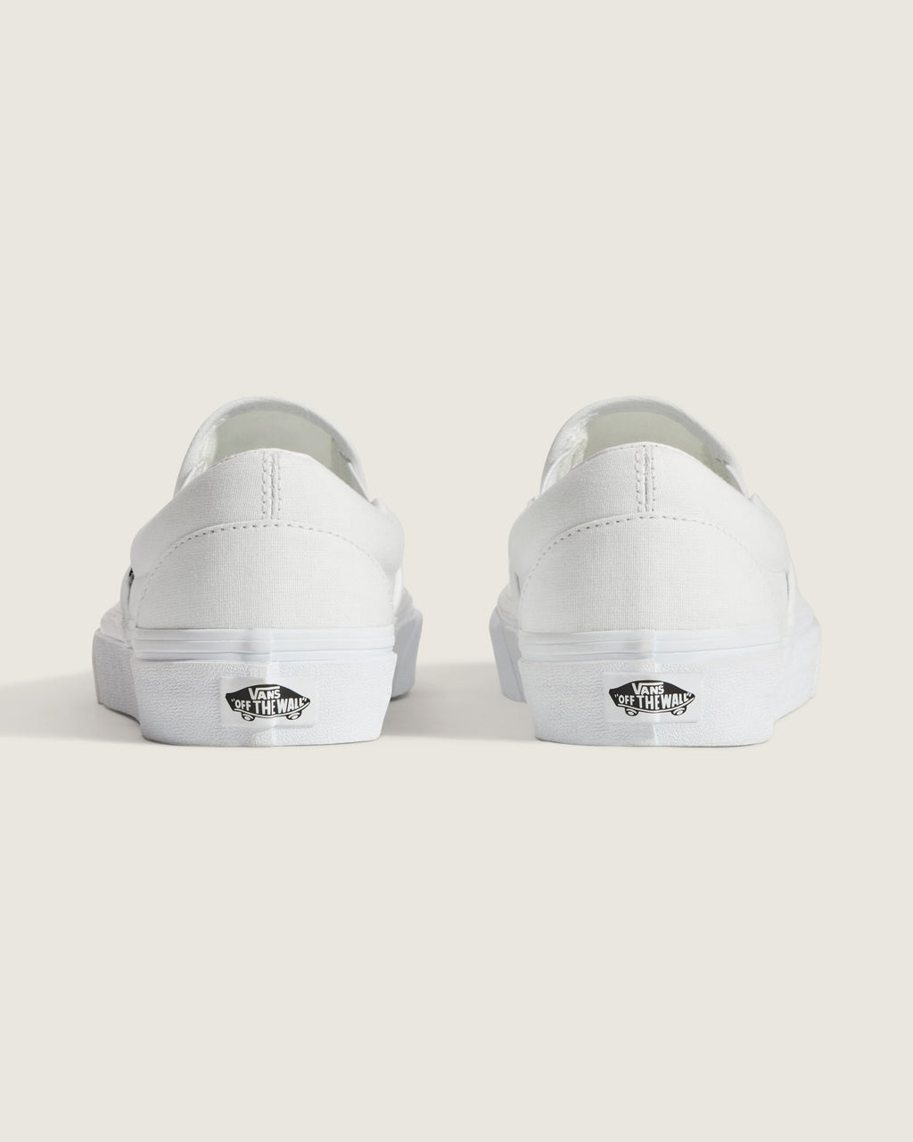 Vans Classic Slip-On All White Unisex Skate Shoes