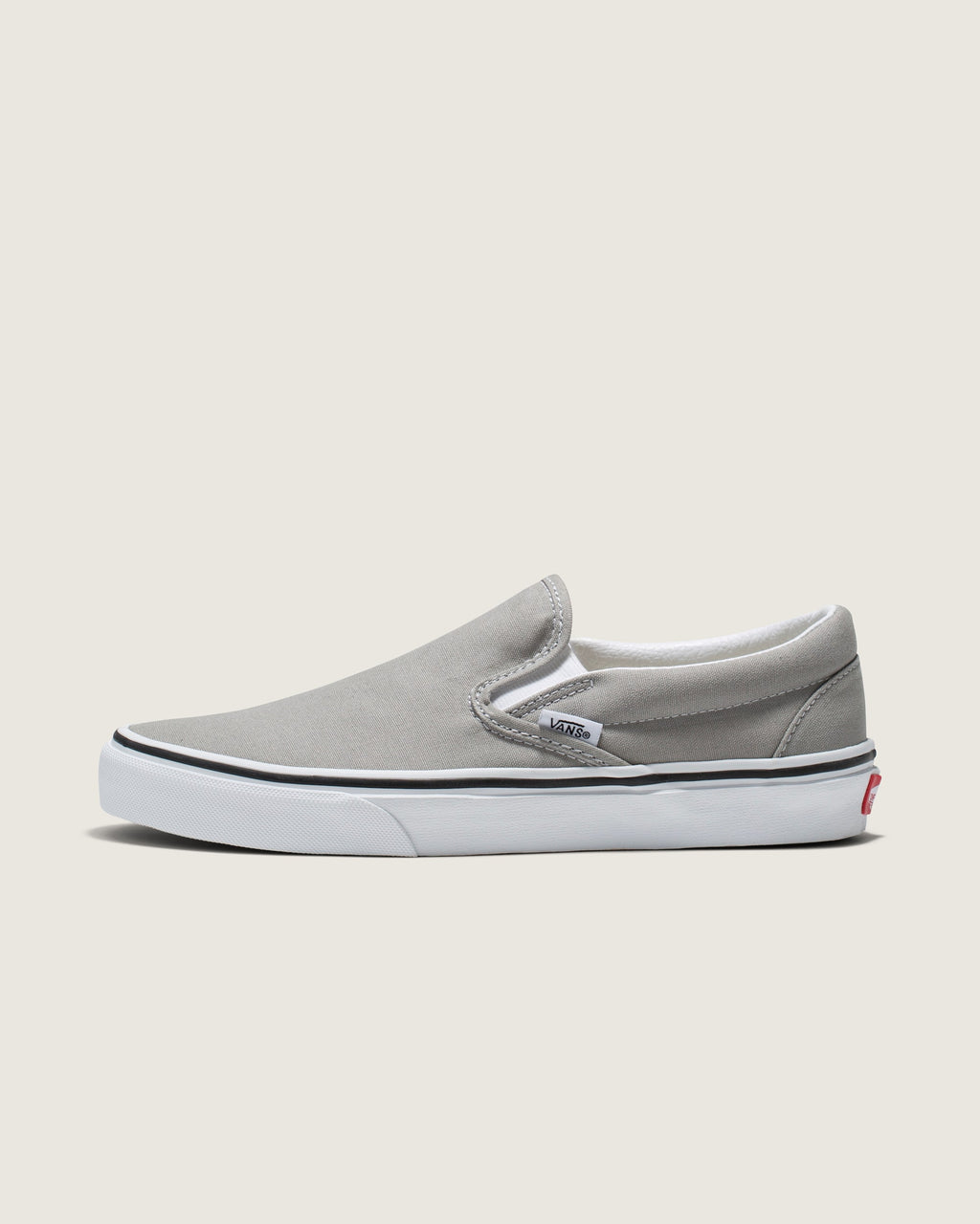 Vans Classic Slip-On Gray Canvas Unisex Skate Shoes