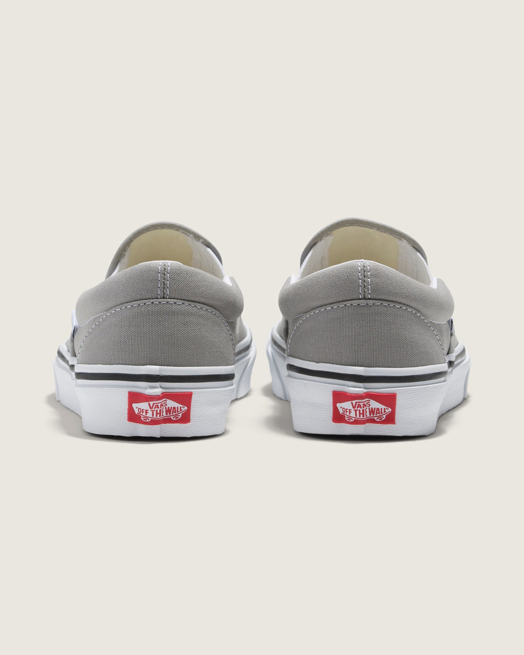 Vans Classic Slip-On Gray Canvas Unisex Skate Shoes