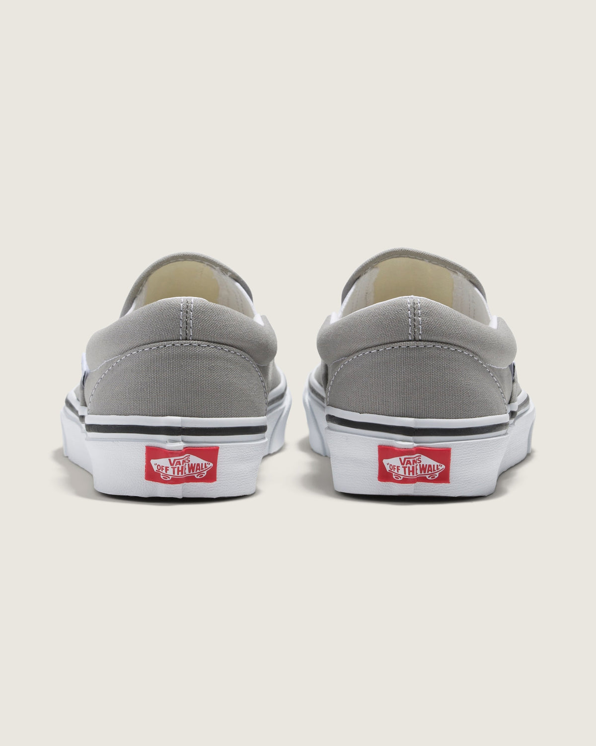 Vans Classic Slip-On Gray Canvas Unisex Skate Shoes