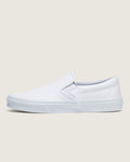 Vans Classic Slip-On White Leather Unisex Skate Shoes