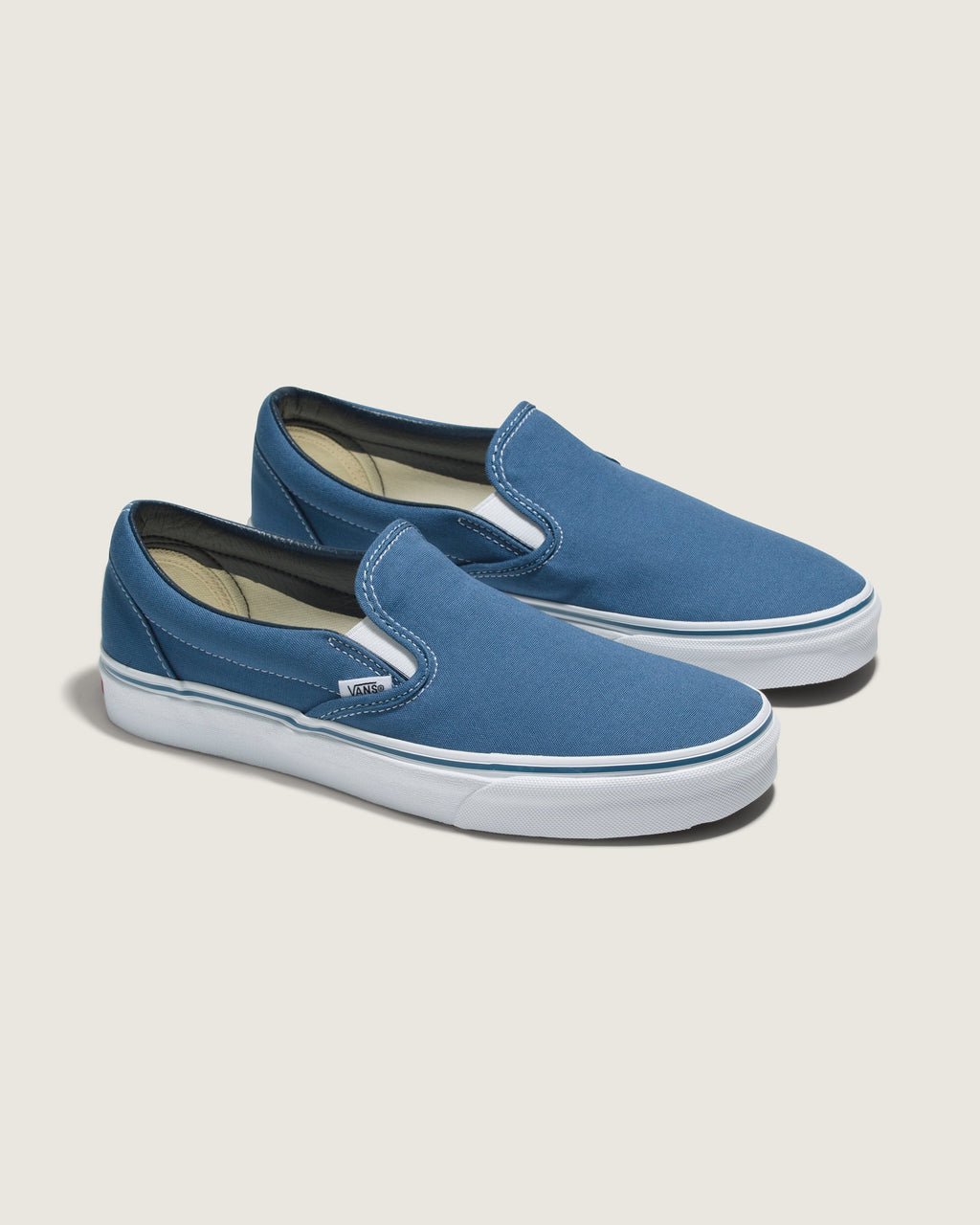 Vans Classic Slip-On Navy Blue Canvas Unisex Skate Shoes