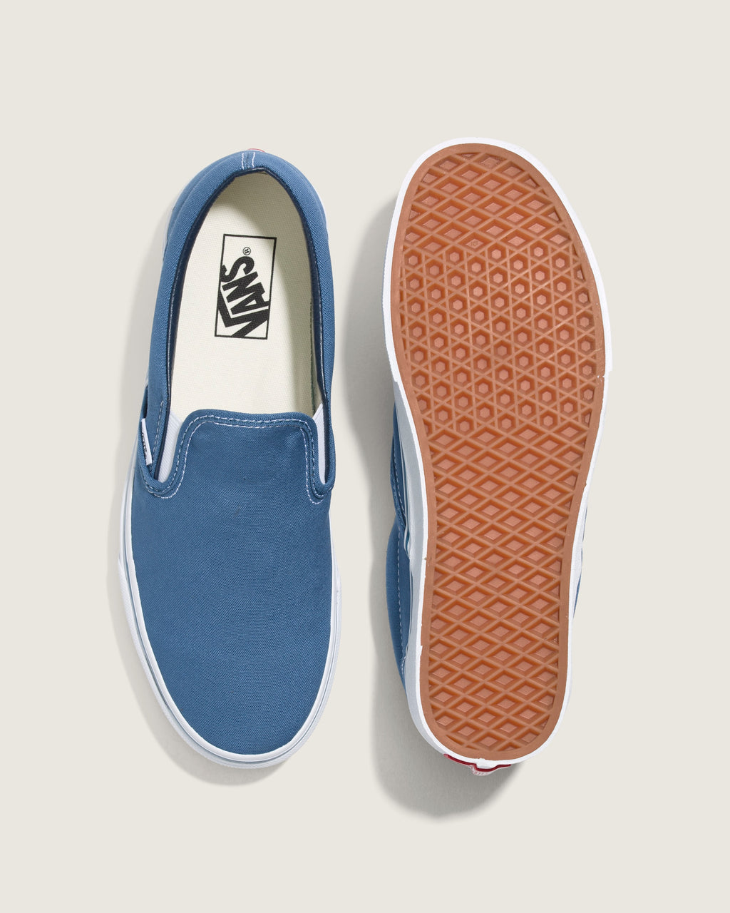 Vans Classic Slip-On Navy Blue Canvas Unisex Skate Shoes