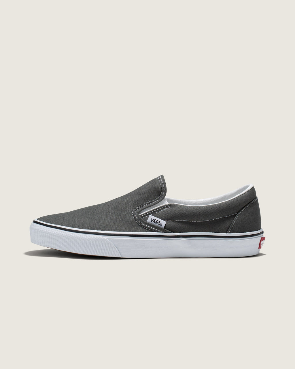 Vans Classic Slip-On Charcoal Gray Canvas Unisex Skate Shoes