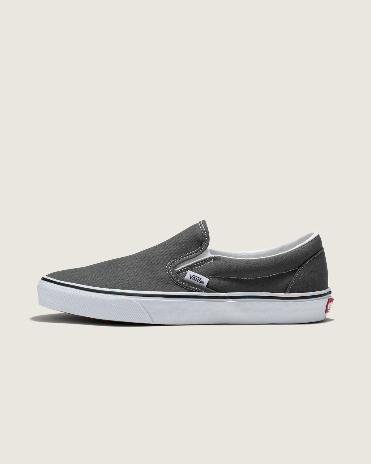Vans Classic Slip-On Charcoal Gray Canvas Unisex Skate Shoes
