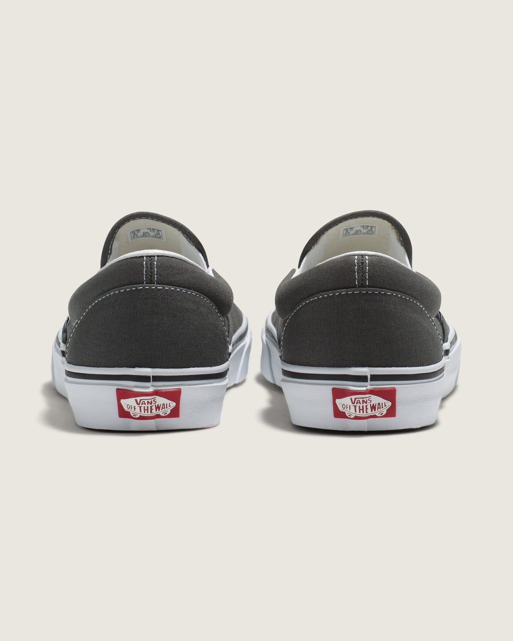 Vans Classic Slip-On Charcoal Gray Canvas Unisex Skate Shoes