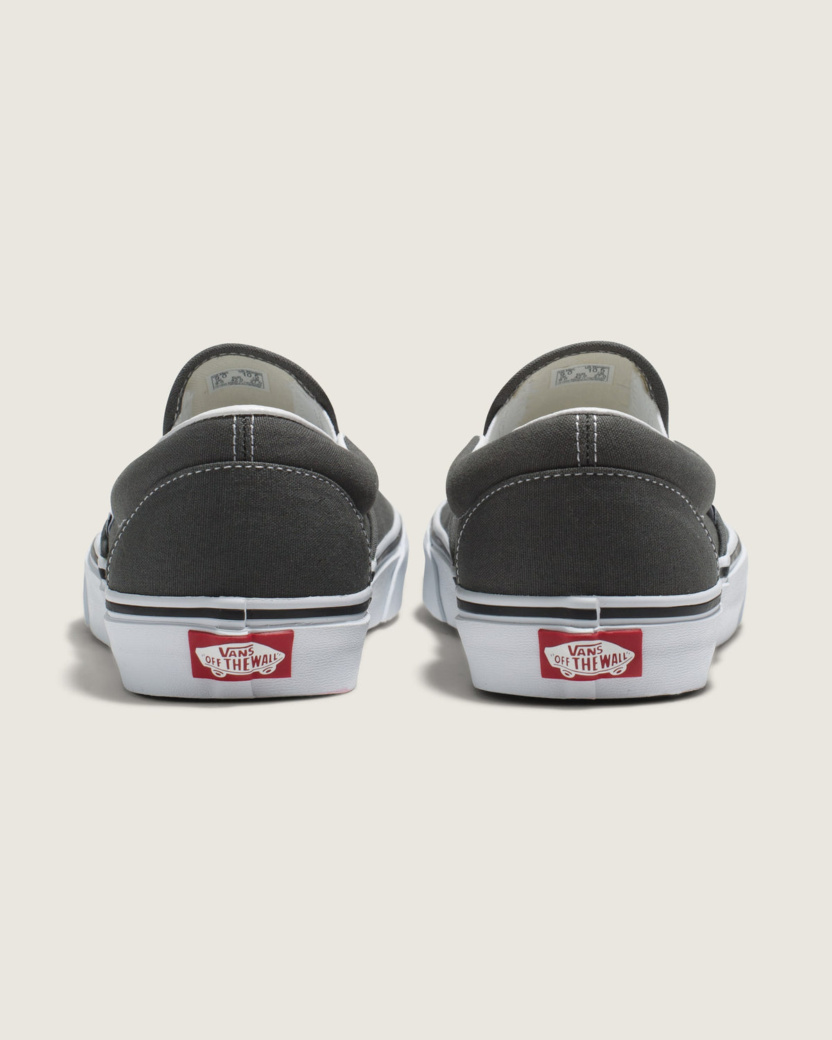 Vans Classic Slip-On Charcoal Gray Canvas Unisex Skate Shoes