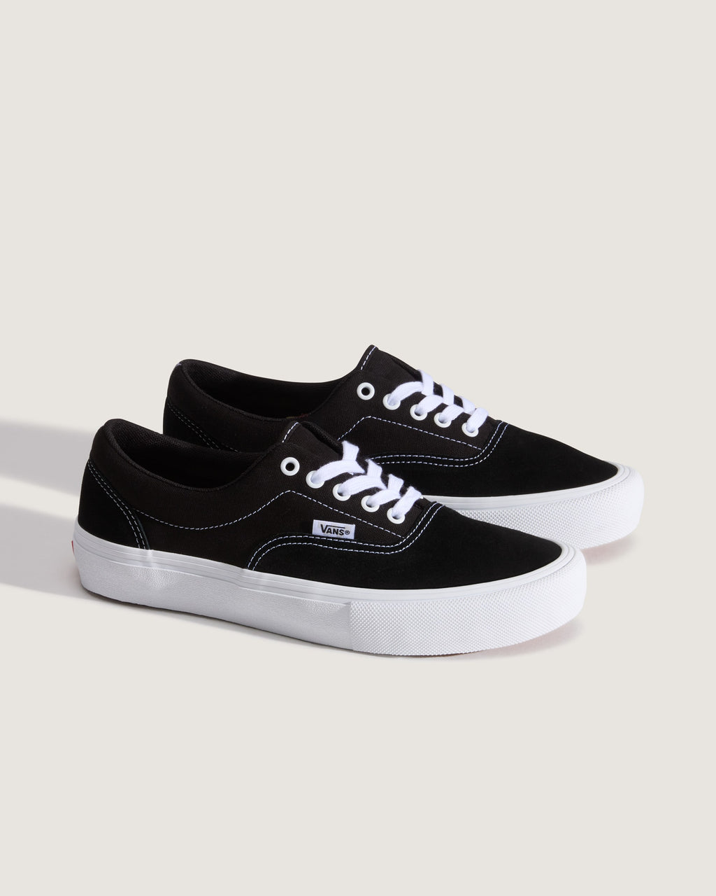 Vans Era Pro Black White Contrast Stitching Unisex Skate Shoes