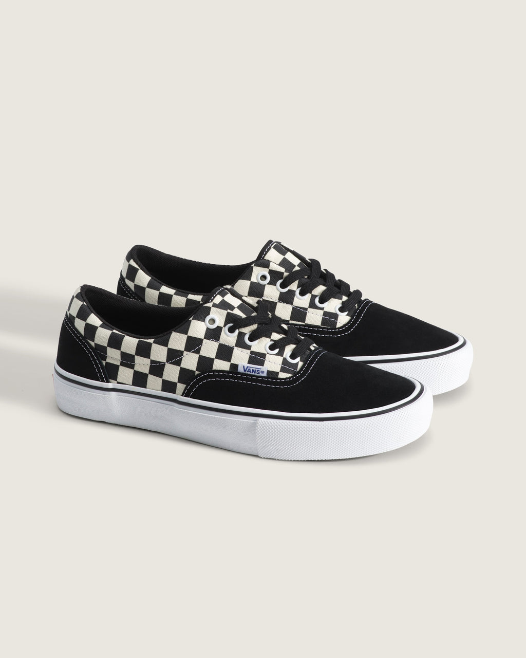 Vans Era Pro Black White Checkerboard Unisex Skate Shoes