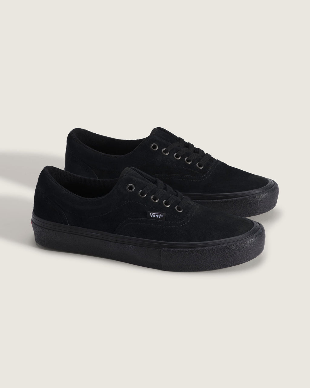 Vans Era Pro Triple Black Suede Unisex Skate Shoes