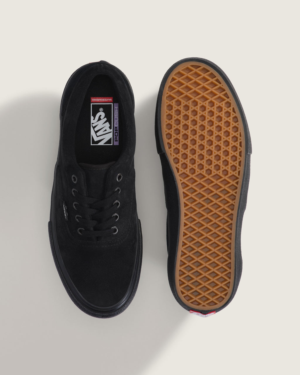 Vans Era Pro Triple Black Suede Unisex Skate Shoes