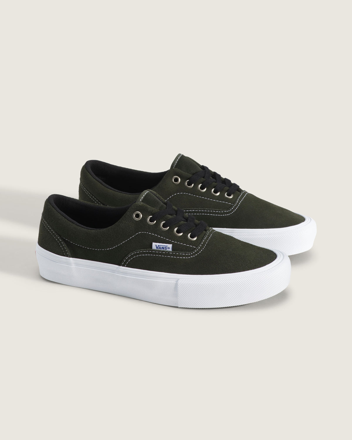 Vans Era Pro Dark Green Suede White Outsole Unisex Skate Shoes