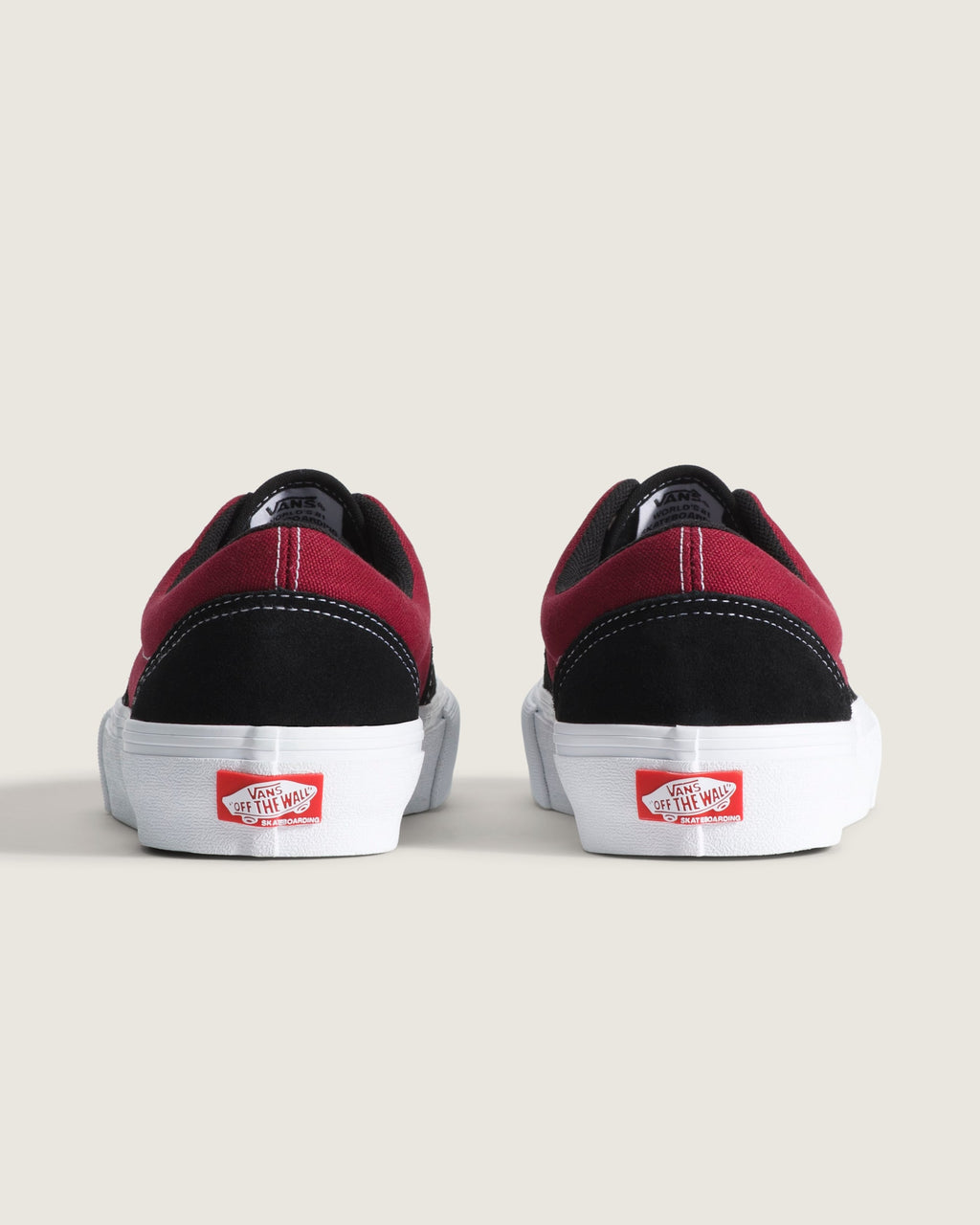Vans Era Pro Black Red Color-Block Unisex Skate Shoes