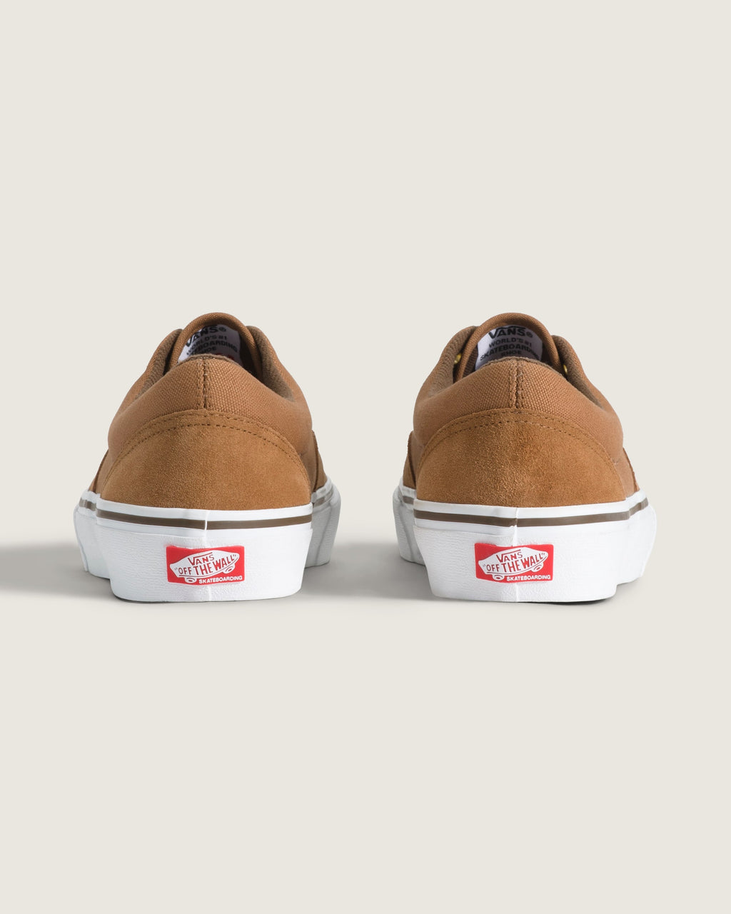 Vans Era Pro Light Brown Suede Gold Eyelets Unisex Skate Shoes