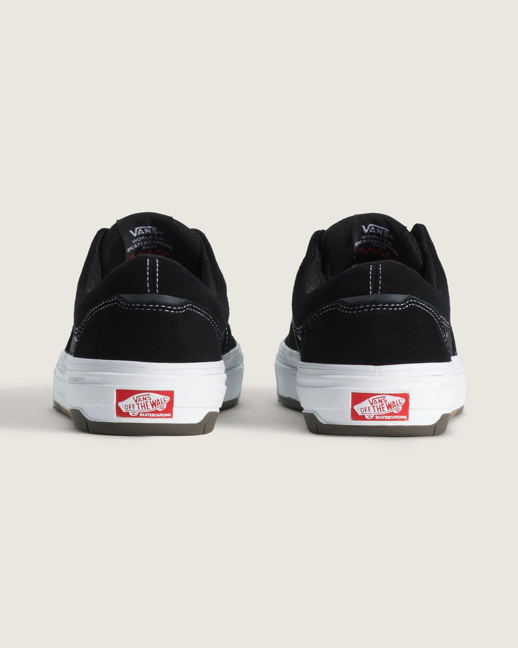 Vans Skate Mix Black Suede White Outsole Unisex Skate Shoes