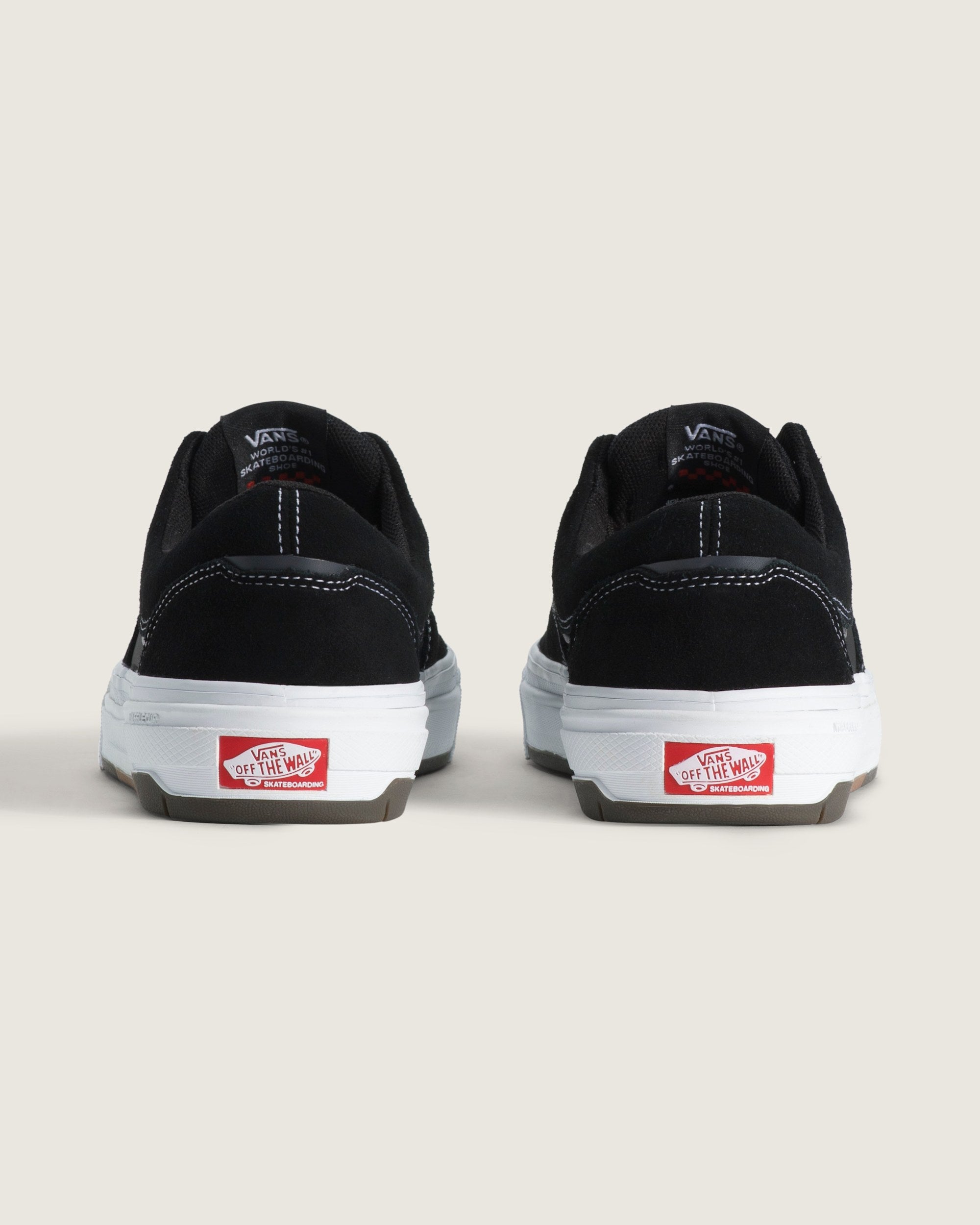 Vans Skate Mix Black Suede White Outsole Unisex Skate Shoes