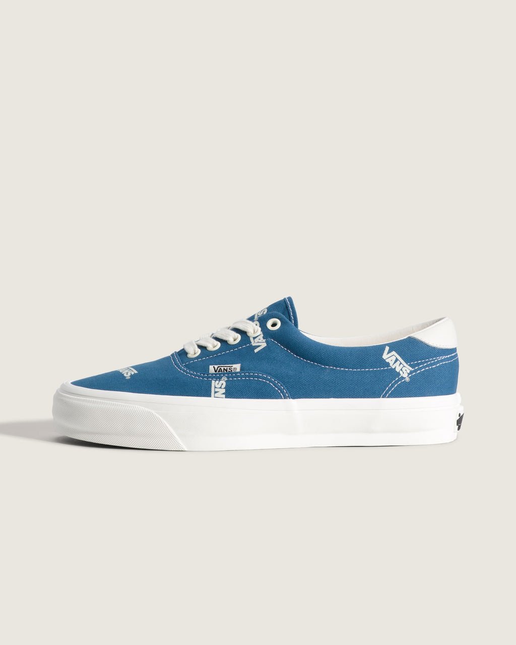 Vans Era Blue All-Over Logo Print Unisex Skate Shoes