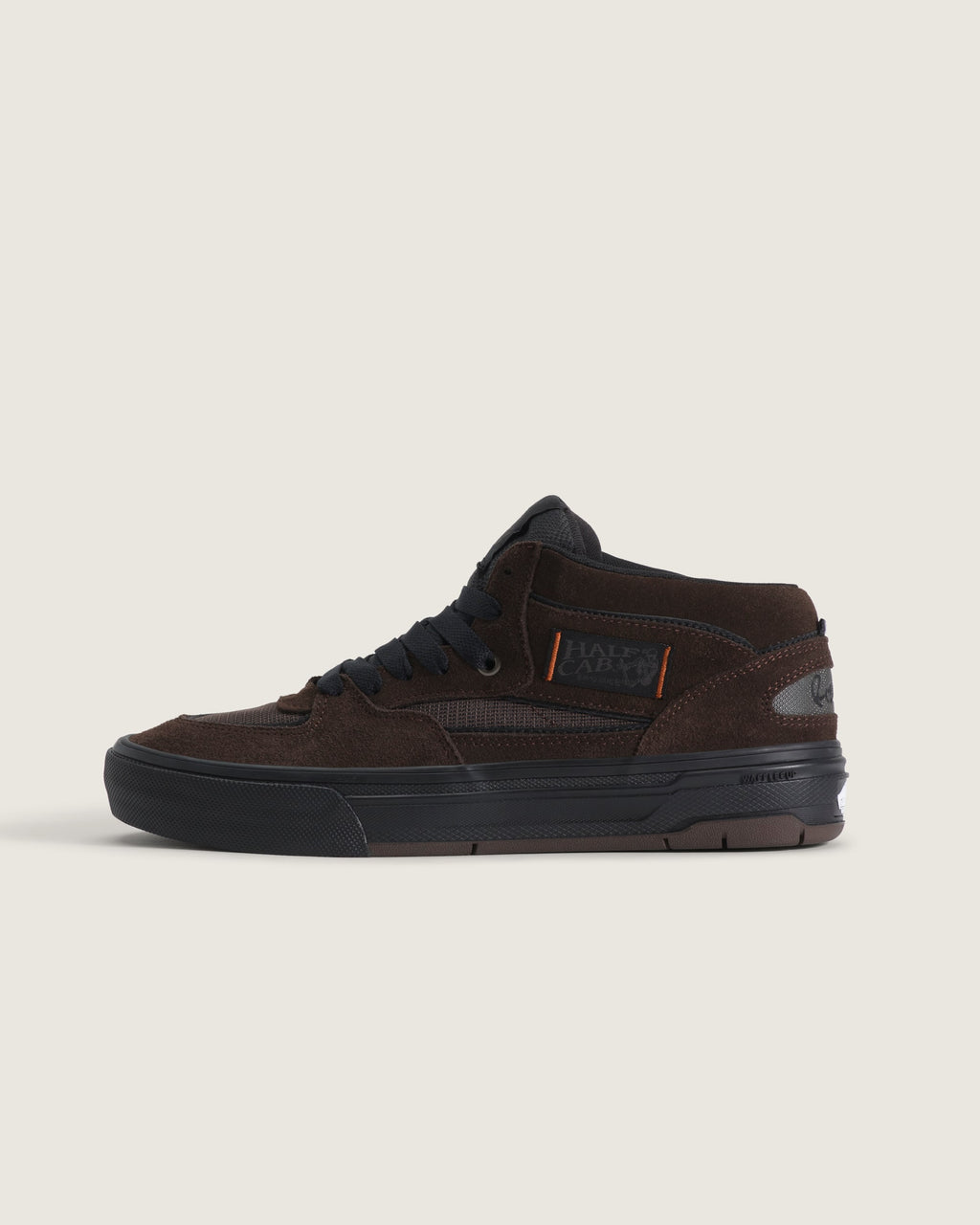 Vans Half Cab 3D Brown Suede Mesh Unisex Mid-Top Skate Shoes